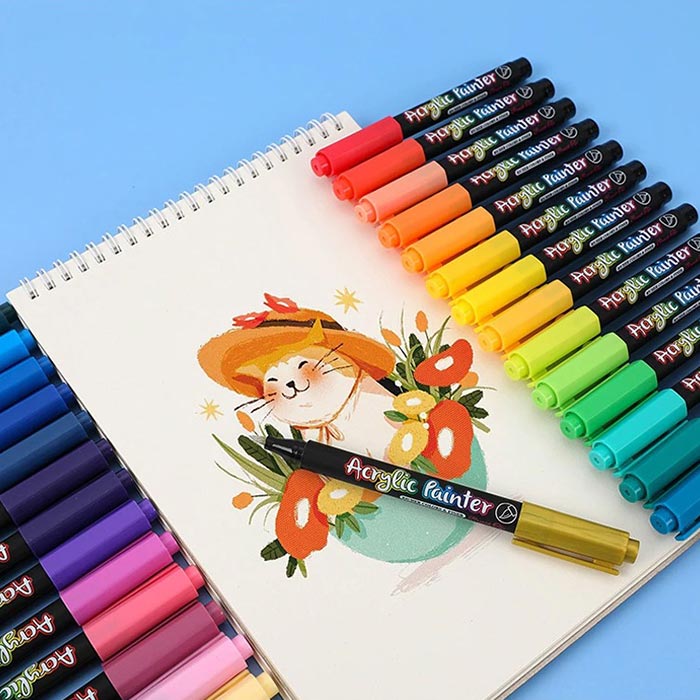 AcrylicMarkers, pennarelli acrilici (24 pz) - Image 5