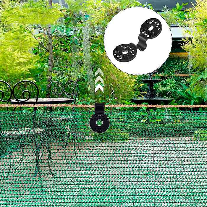 Le clip sono la soluzione ideale per fissare diversi tipi di rete: rete da giardino, rete ombreggiante, rete agricola, recinzione in rete, ecc.