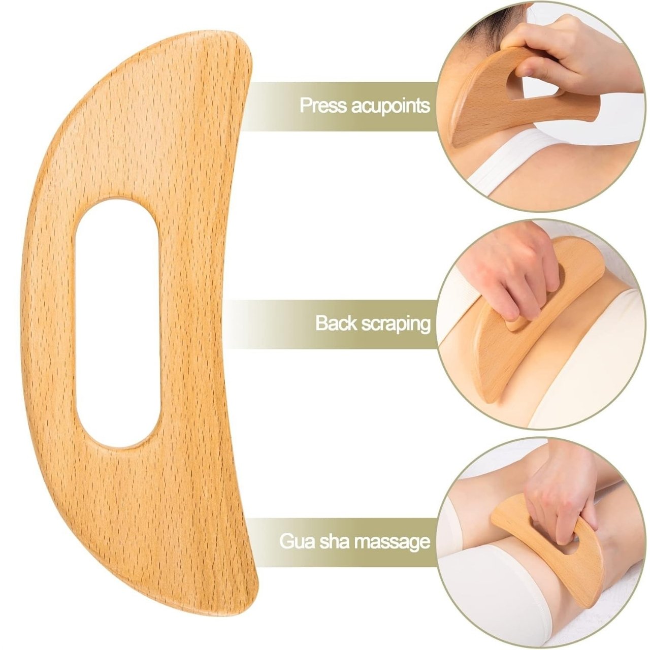 BodyGuaSha, uno strumento di massaggio in legno per il relax totale del corpo - Image 5