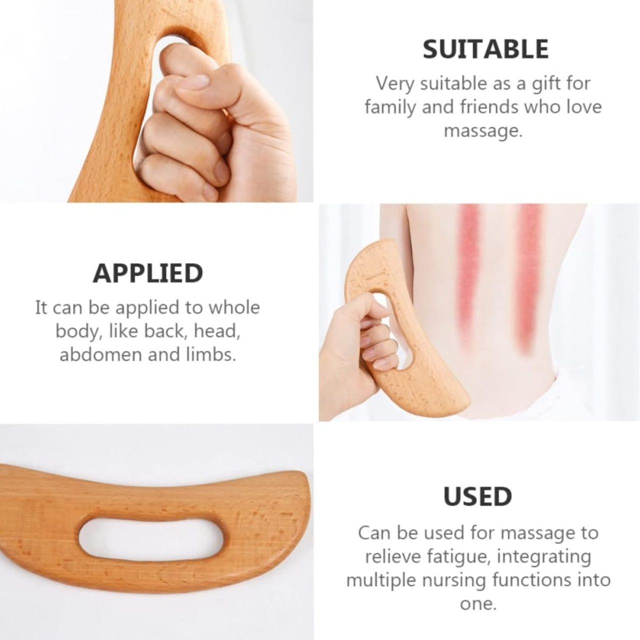 BodyGuaSha, uno strumento di massaggio in legno per il relax totale del corpo - Image 9