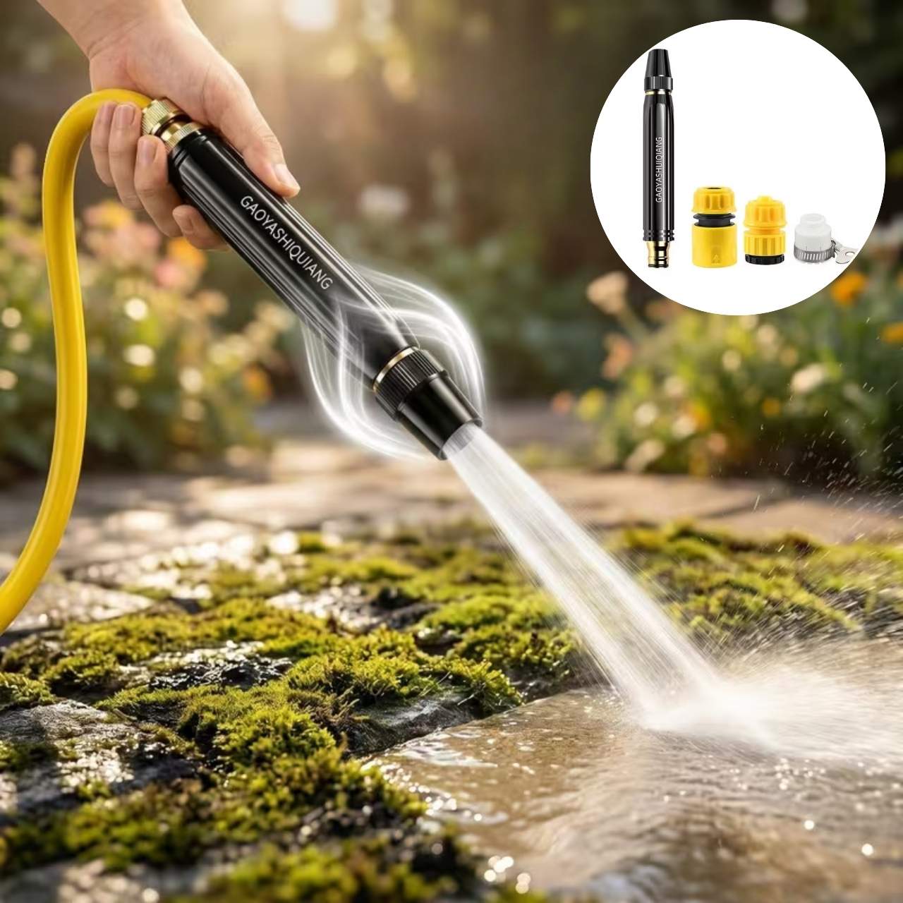 Aumenta la potenza del flusso d'acqua