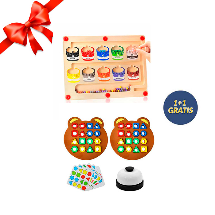 Bundle, set di 2 giochi da tavolo educativi (1+1 GRATIS)