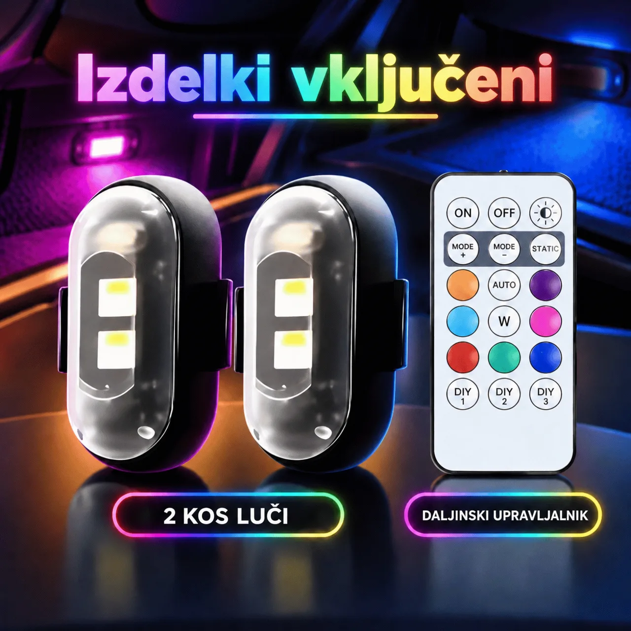Illuminazione LED ambientale per auto, CarAmbient - Image 2