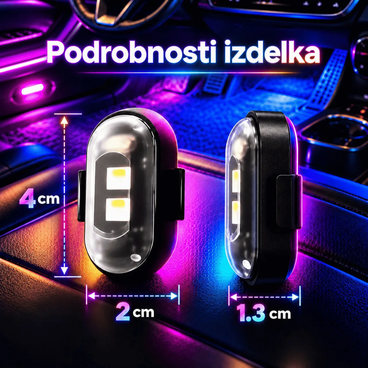 Illuminazione LED ambientale per auto, CarAmbient - Image 3