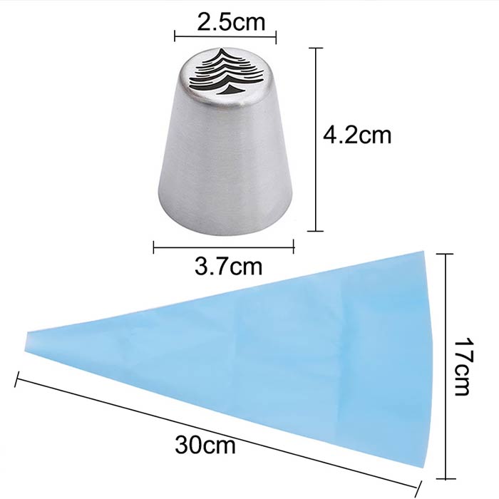 ChrismatNozzles, set per decorazioni festive di torte e altri dolci - Image 1