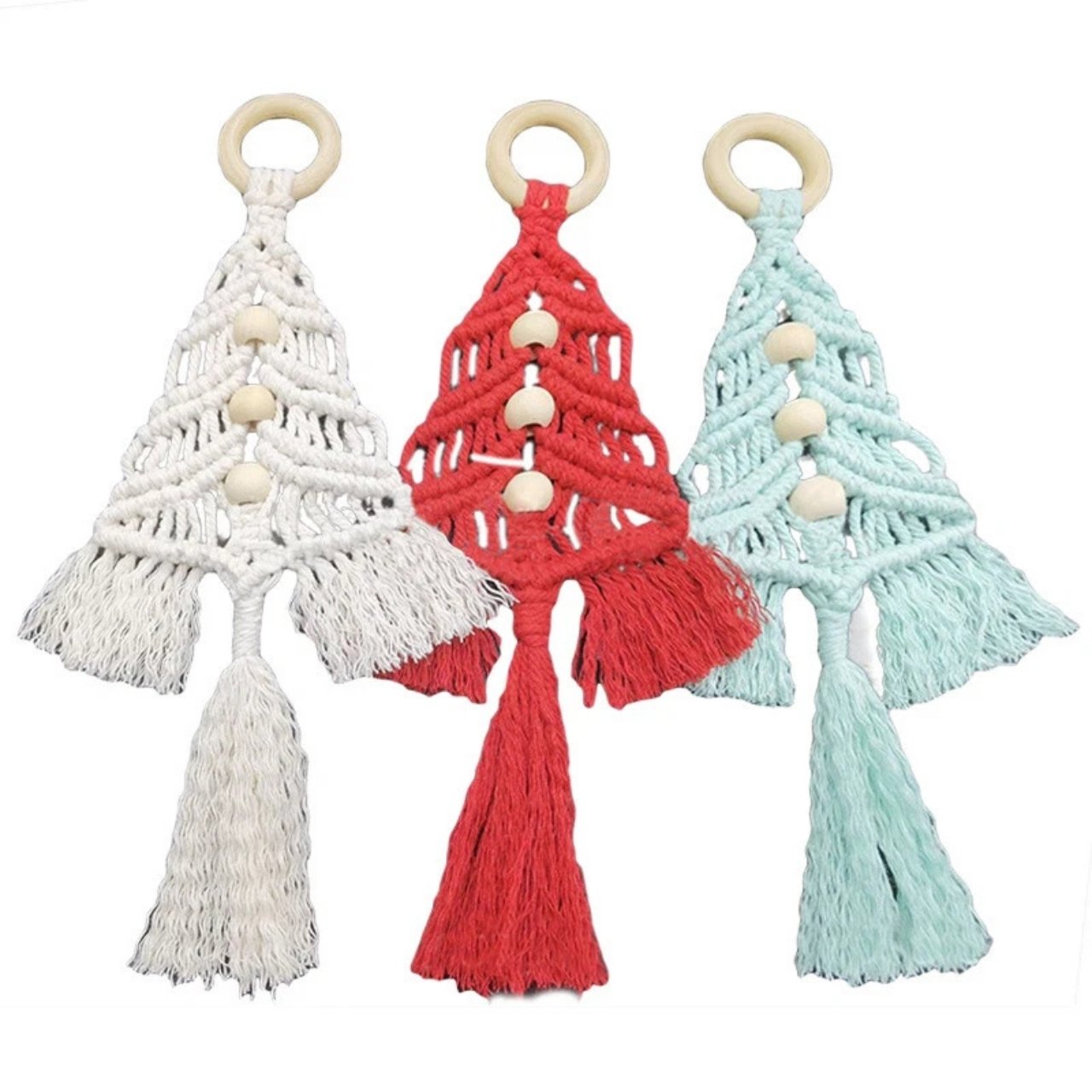 CraftKit, kit ornamento macramè natalizio - Image 1