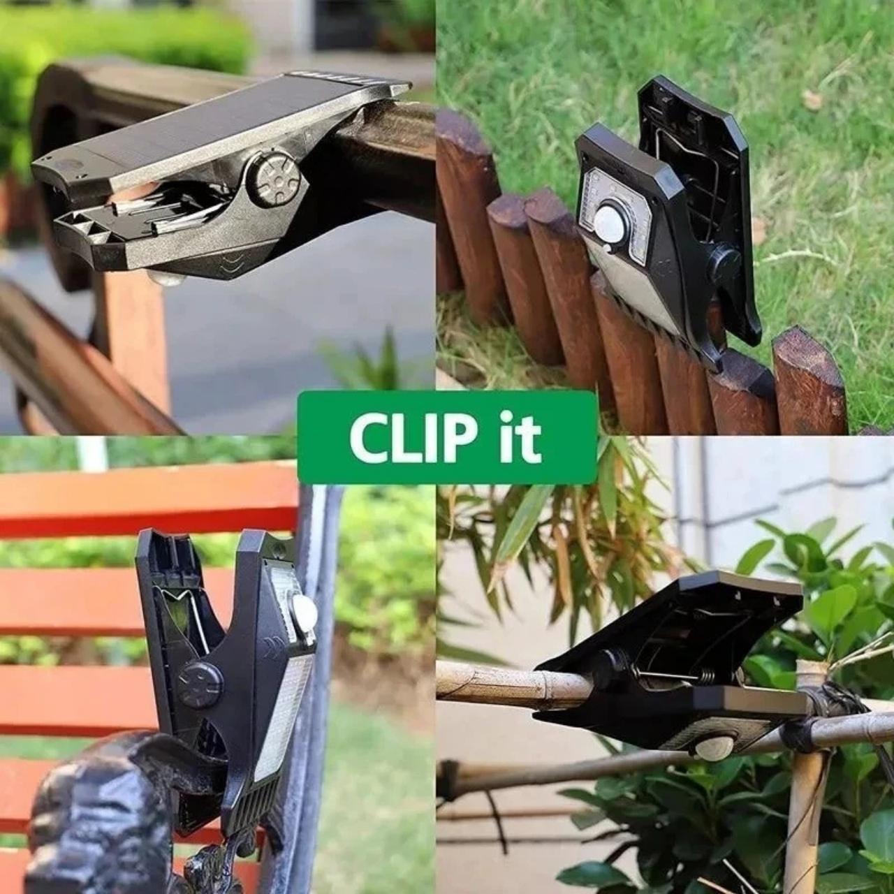 DeckClip, Luce Solare da Giardino con Clip e Sensore di Movimento - Image 5