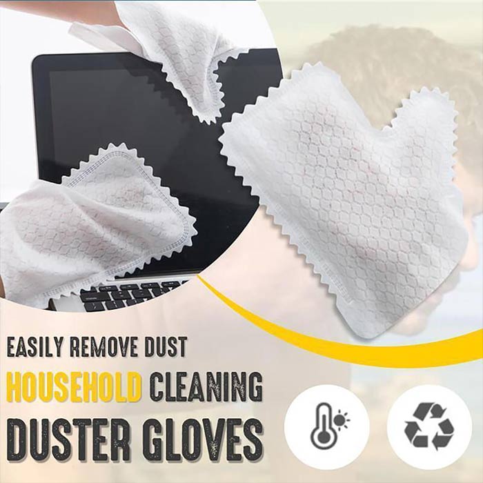 DustGloves, 20 pezzi di guanti per la pulizia per diverse superfici - Image 2