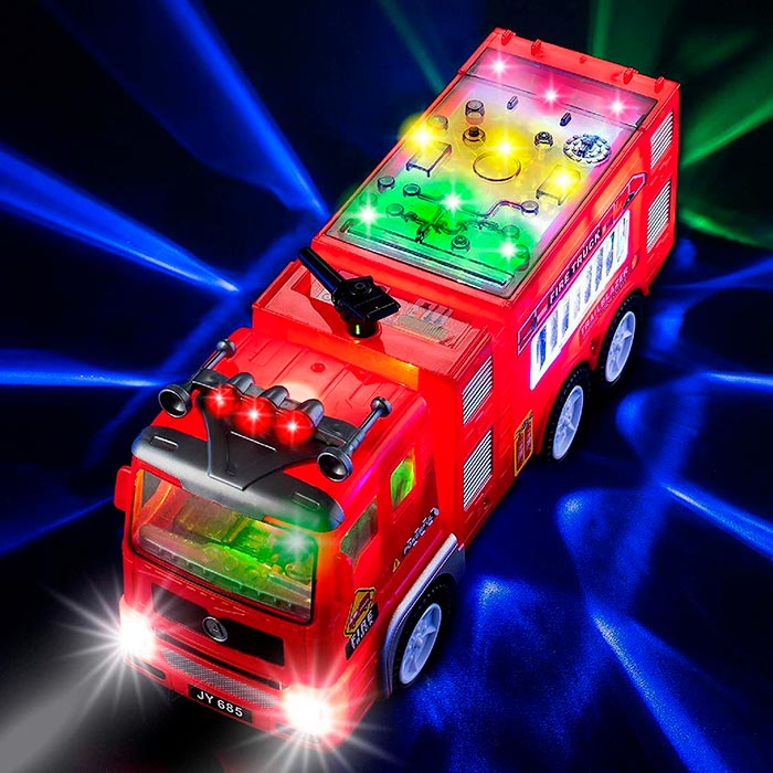 Crea un'esperienza di scena di incendio realistica con sirene e luci!