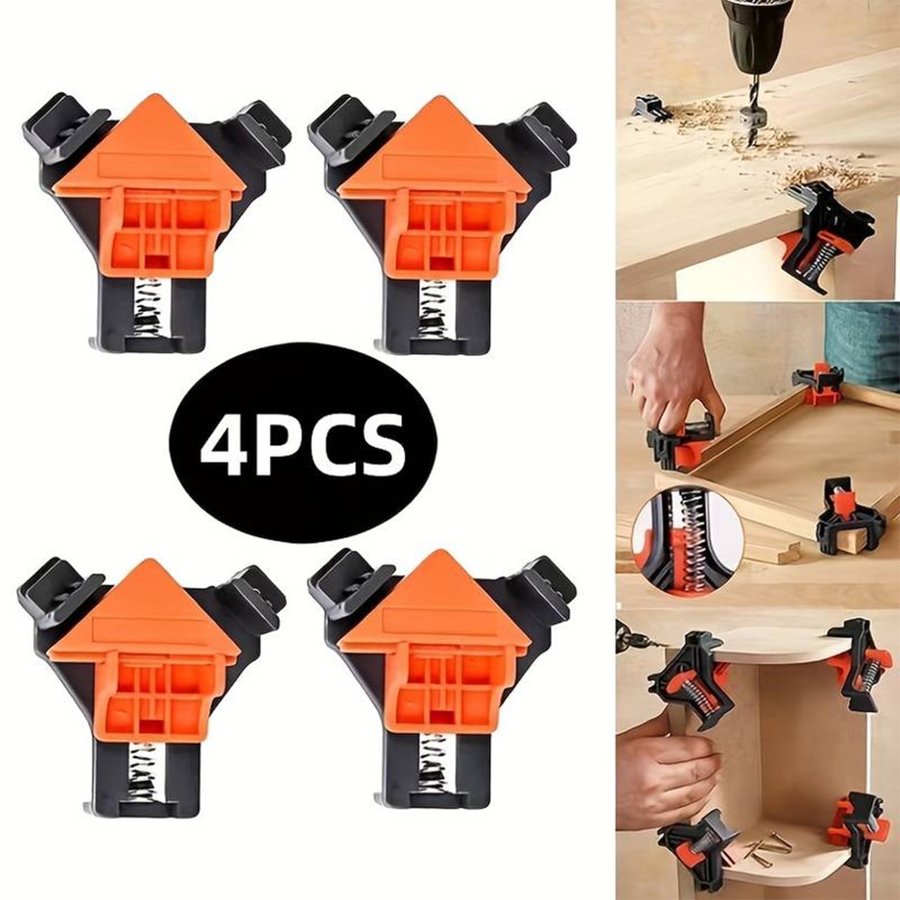 FixClamps, strumento per giunzione del legno a 90 gradi (4 pezzi) - Image 9