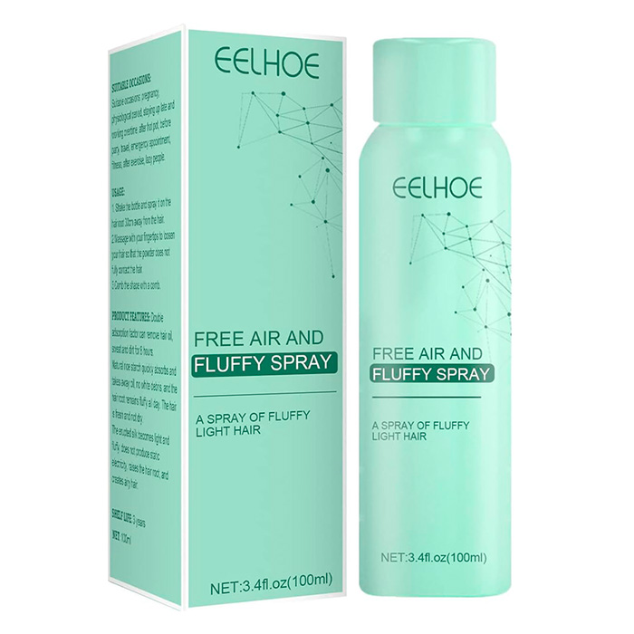 FluffySpray, uno spray per capelli morbidi e sani e uno shampoo secco in uno