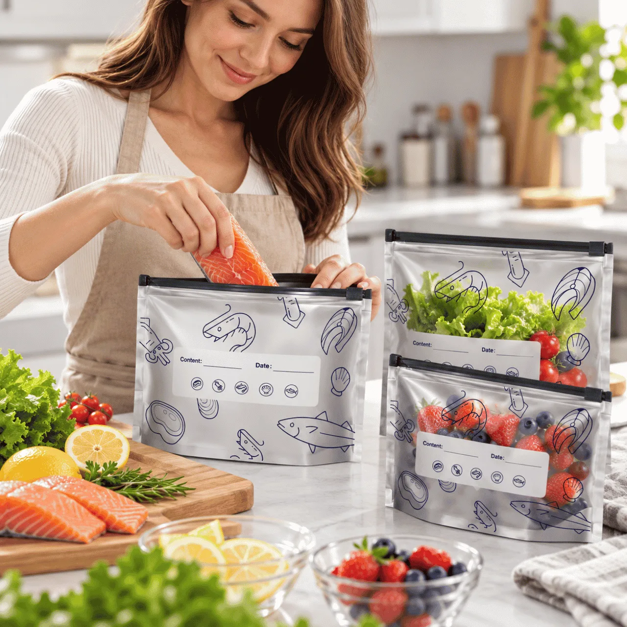 Sacchetti per alimenti (15+15 GRATIS), FreshBags - Image 4