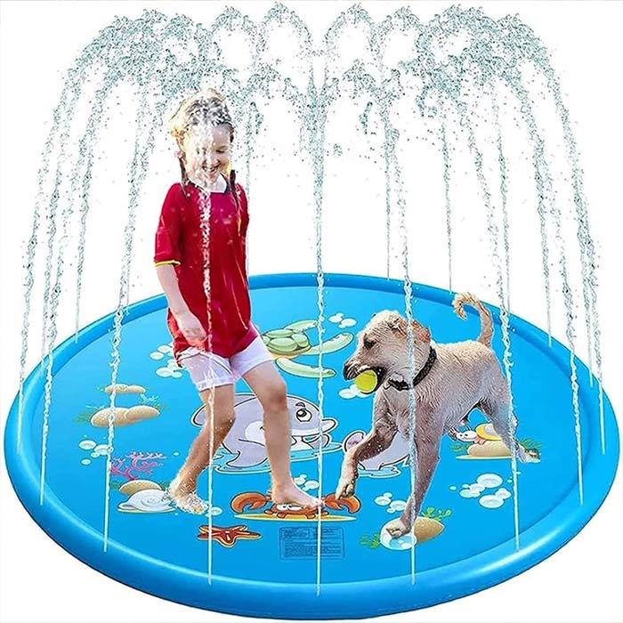 FunPool, piscina gonfiabile con fontana adatta a bambini e animali domestici - Image 9