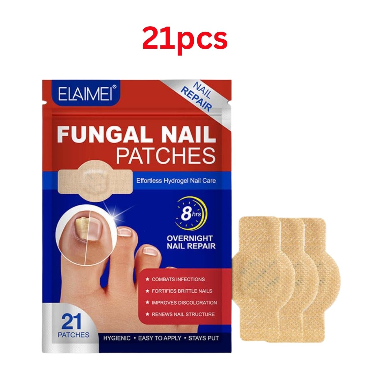 FungalPatches, cerotti per la cura cosmetica delle unghie (21 pz.)