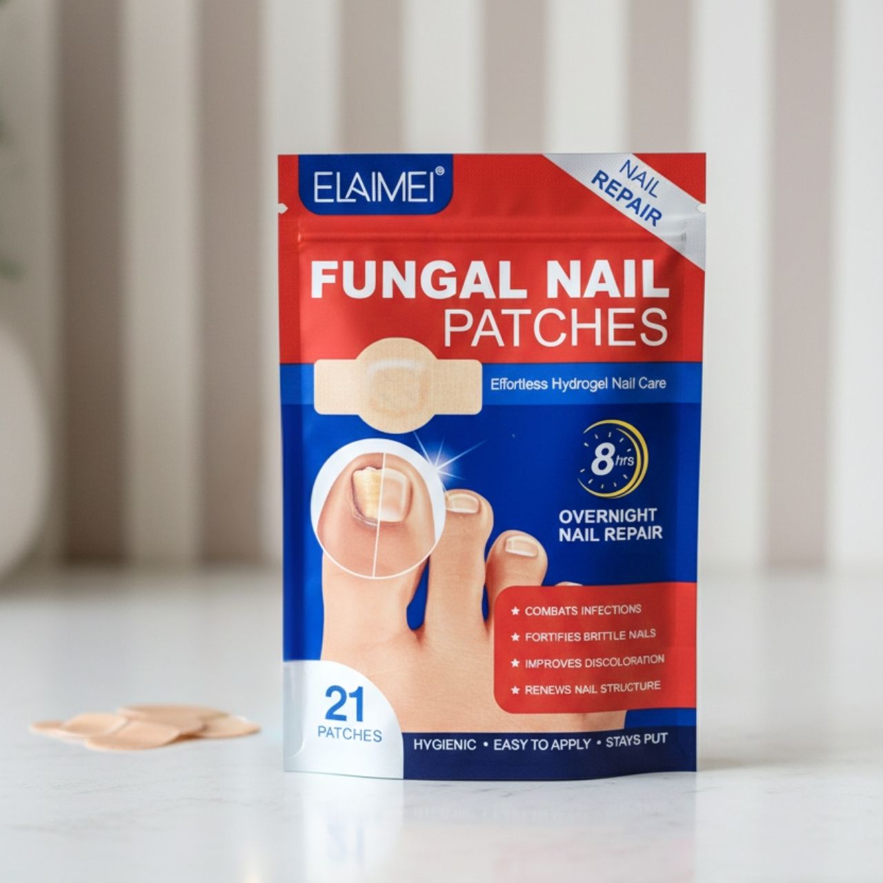 FungalPatches, cerotti per la cura cosmetica delle unghie (21 pz.) - Image 3