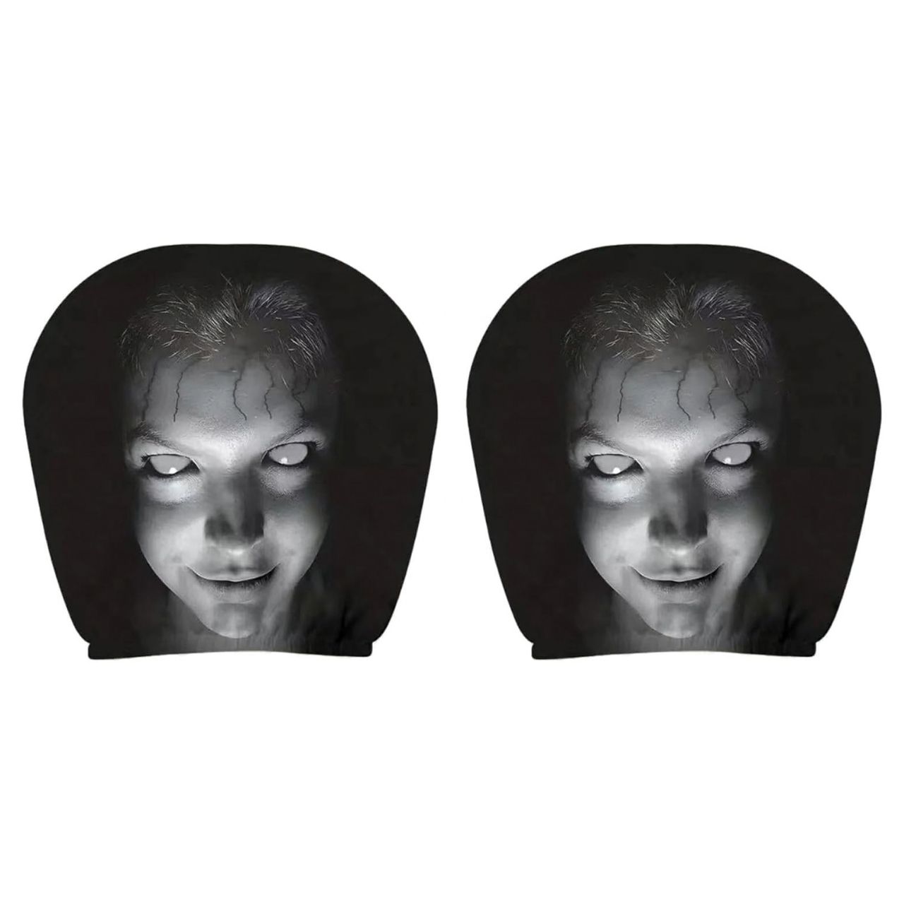 Copripoggiatesta spaventoso per auto (1+1 GRATIS), GhostFace - Image 3