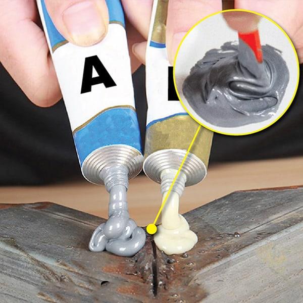 GlueStar, adesivo bicomponente per saldatura a freddo e piccole riparazioni (2 tubetti) - Image 6