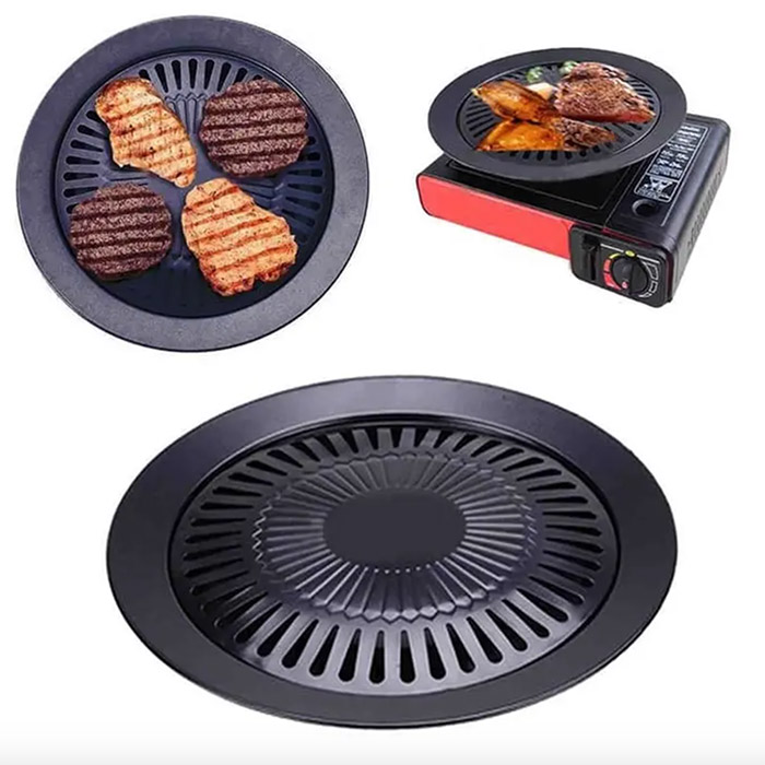 GrillPan, una piastra per grigliare che può essere utilizzata all'aperto o al chiuso