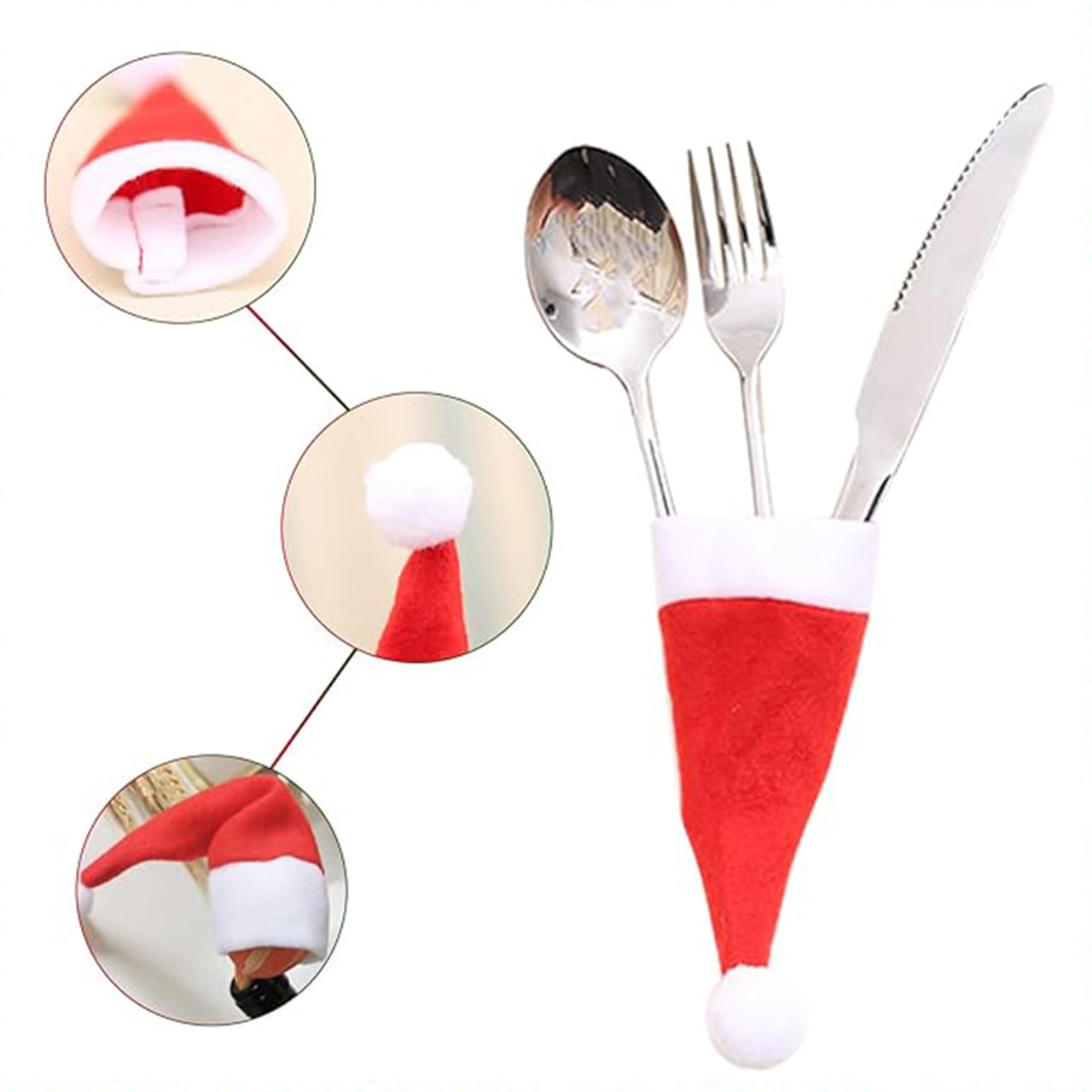 HatBundle – sottopiatti natalizi, 20 pezzi + coprisedie, 4 pezzi - Image 7