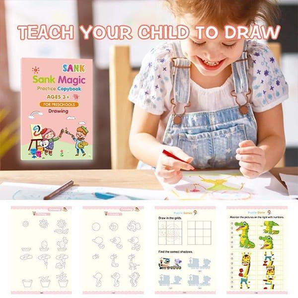 KidBook – 4 quaderni con penna magica a inchiostro evanescente - Image 9