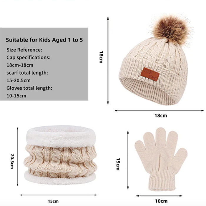 KnittSet, set invernale caldo per bambini - Image 2