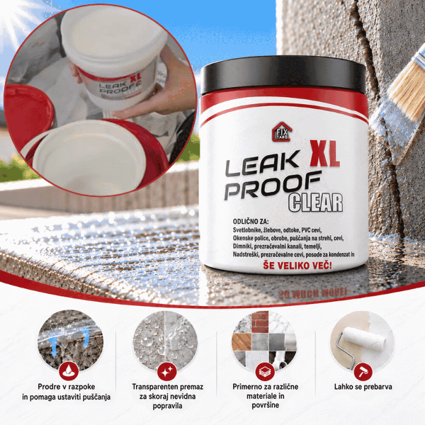 Rivestimento trasparente per sigillare le crepe, LeakProof - Image 1