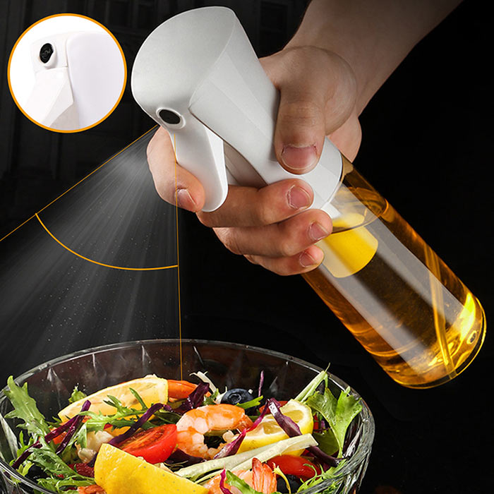 Lo spruzzatore di olio, aceto, salsa o acqua ti aiuterà a rendere i tuoi pasti più equilibrati e sani!