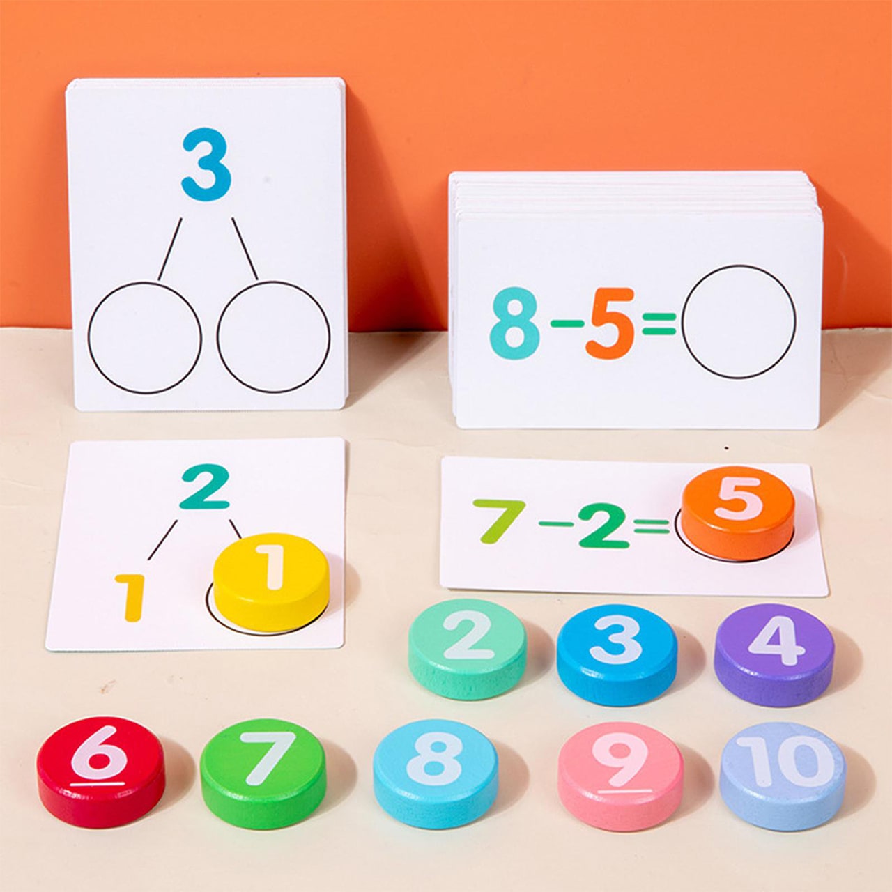56 carte con diversi problemi matematici.