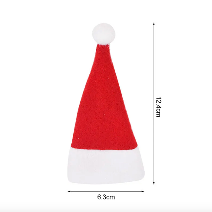 MiniSantaHats, tasca per cappello di Babbo Natale (20 pezzi) - Image 2