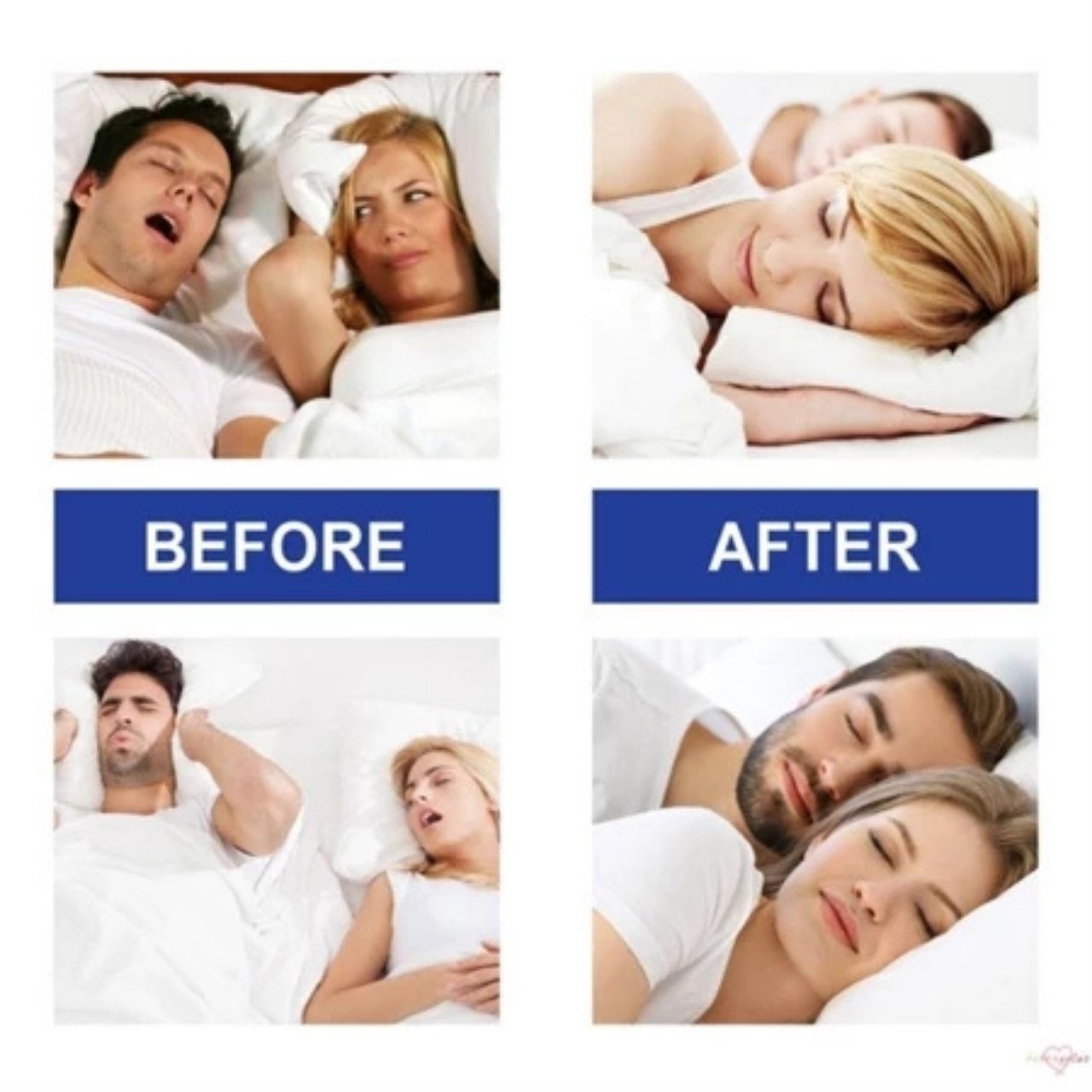 Riduce il russare e la bocca secca durante il sonno.