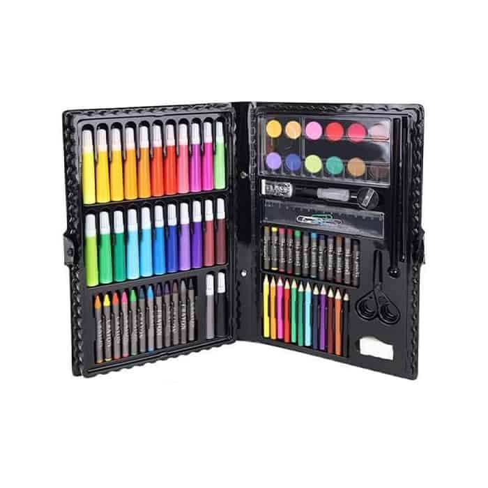 PaintingKit, set da 86 pezzi di vernici e altri accessori adatti ad adulti e bambini