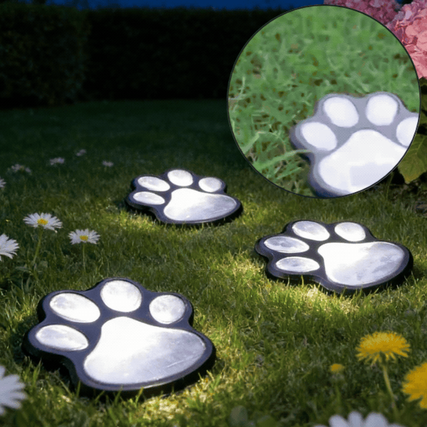 Luci LED solari a forma di zampa, Paws - Image 1