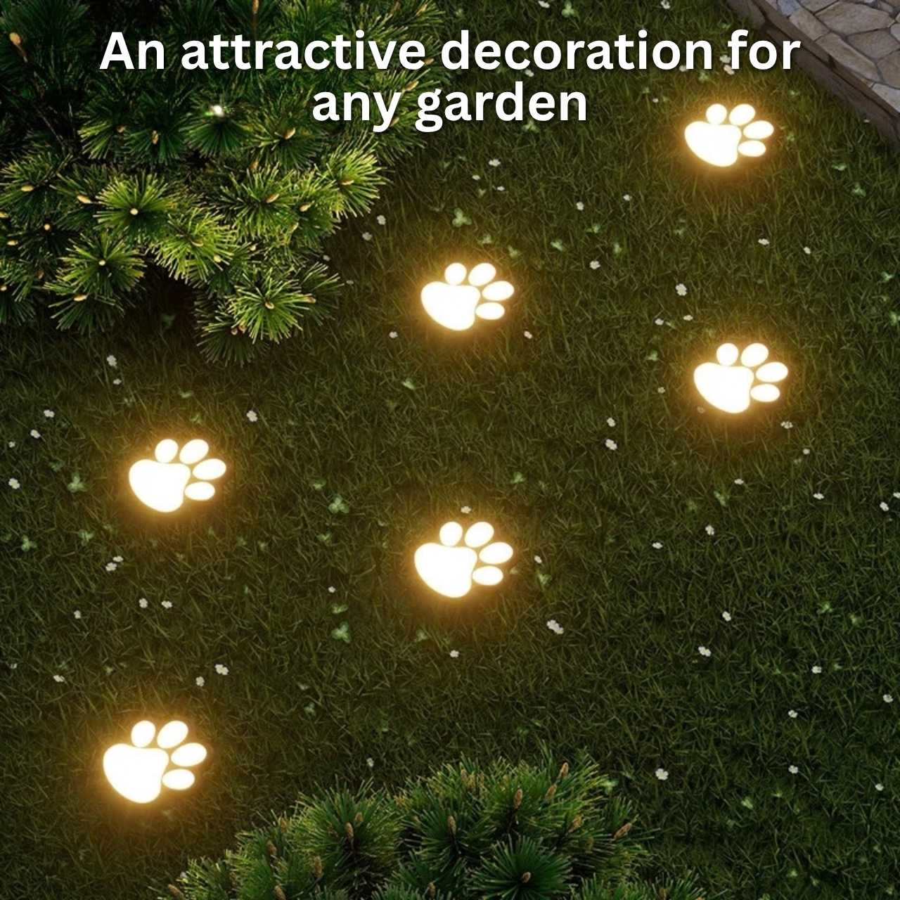 Luci LED solari a forma di zampa, Paws - Image 6