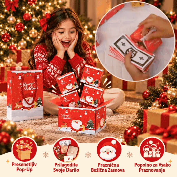 Scatola regalo sorpresa di Natale, PopOut - video