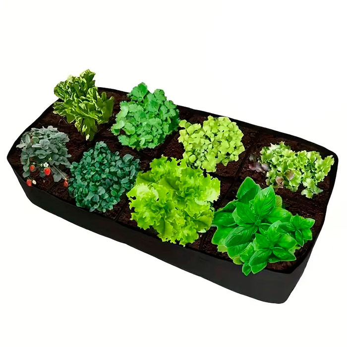 RaisedGarden, letto da giardino portatile con 8 scomparti separati