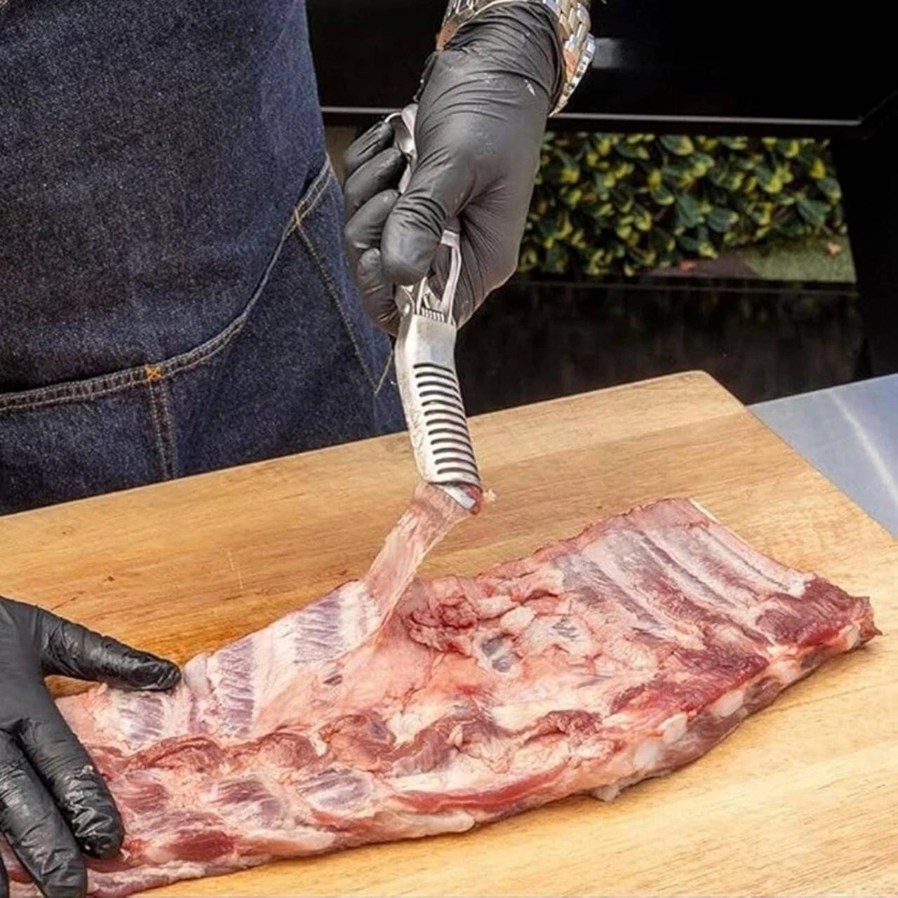 RibRemover – utensile per rimuovere la membrana delle costine + spazzola - Image 3