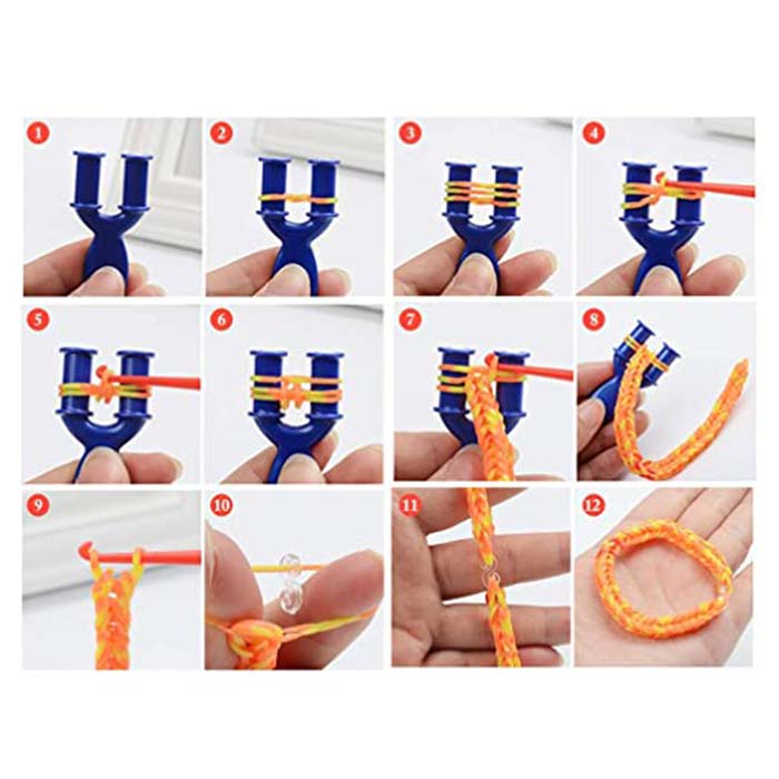 RubberBands, kit per realizzare bracciali, ciondoli e altri accessori