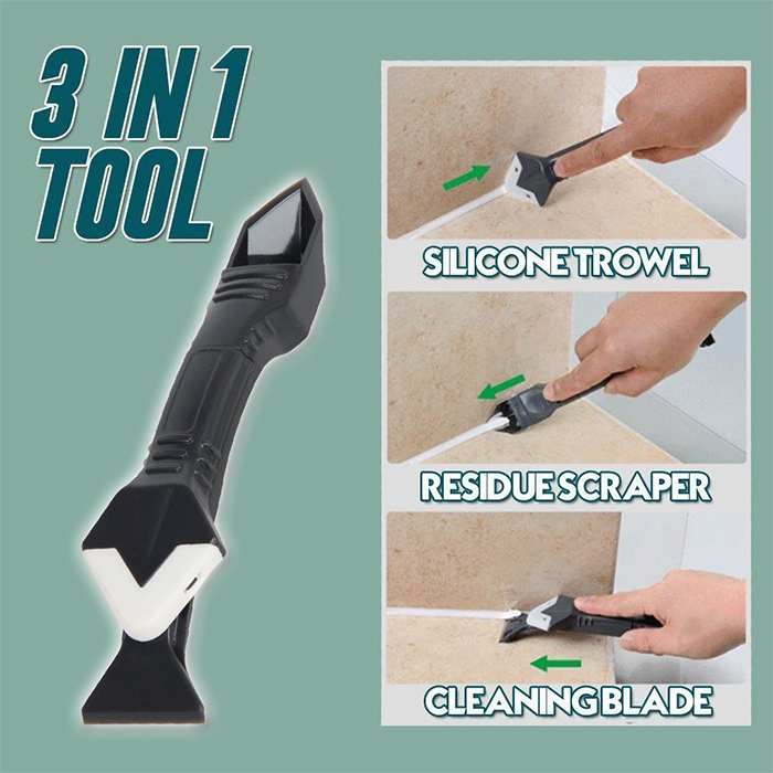 SiliconRemover, strumento 5 in 1 per applicare, lisciare e rimuovere il silicone - Image 7