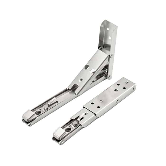 SimpleBracket, staffa pieghevole per mensole e mobili (2 pezzi)