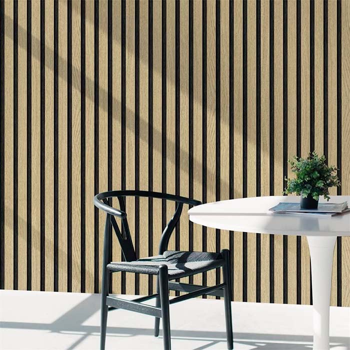 SlatWall, pellicola autoadesiva effetto legno naturale (300 x 45 cm) - Image 3