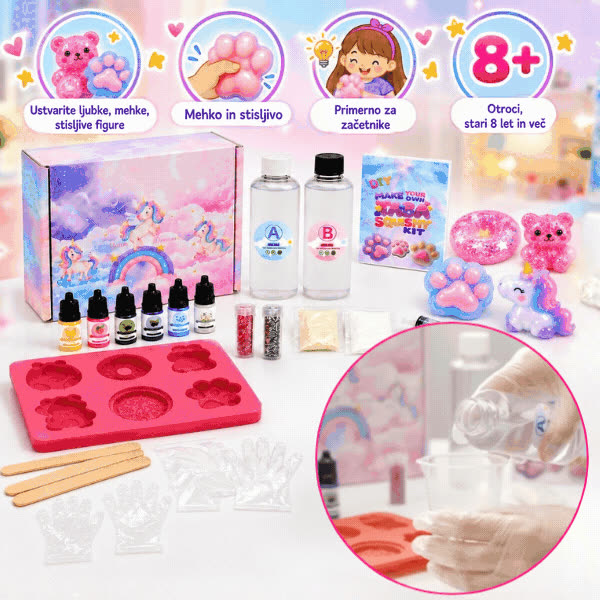Kit per creare figurine fai da te, SquishyMaker - video