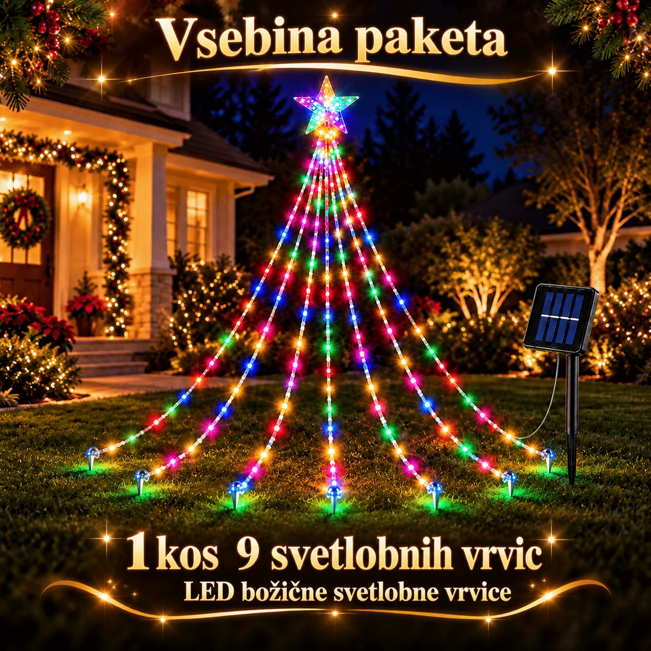 Luci festive a forma di stella, Starsy - Image 2