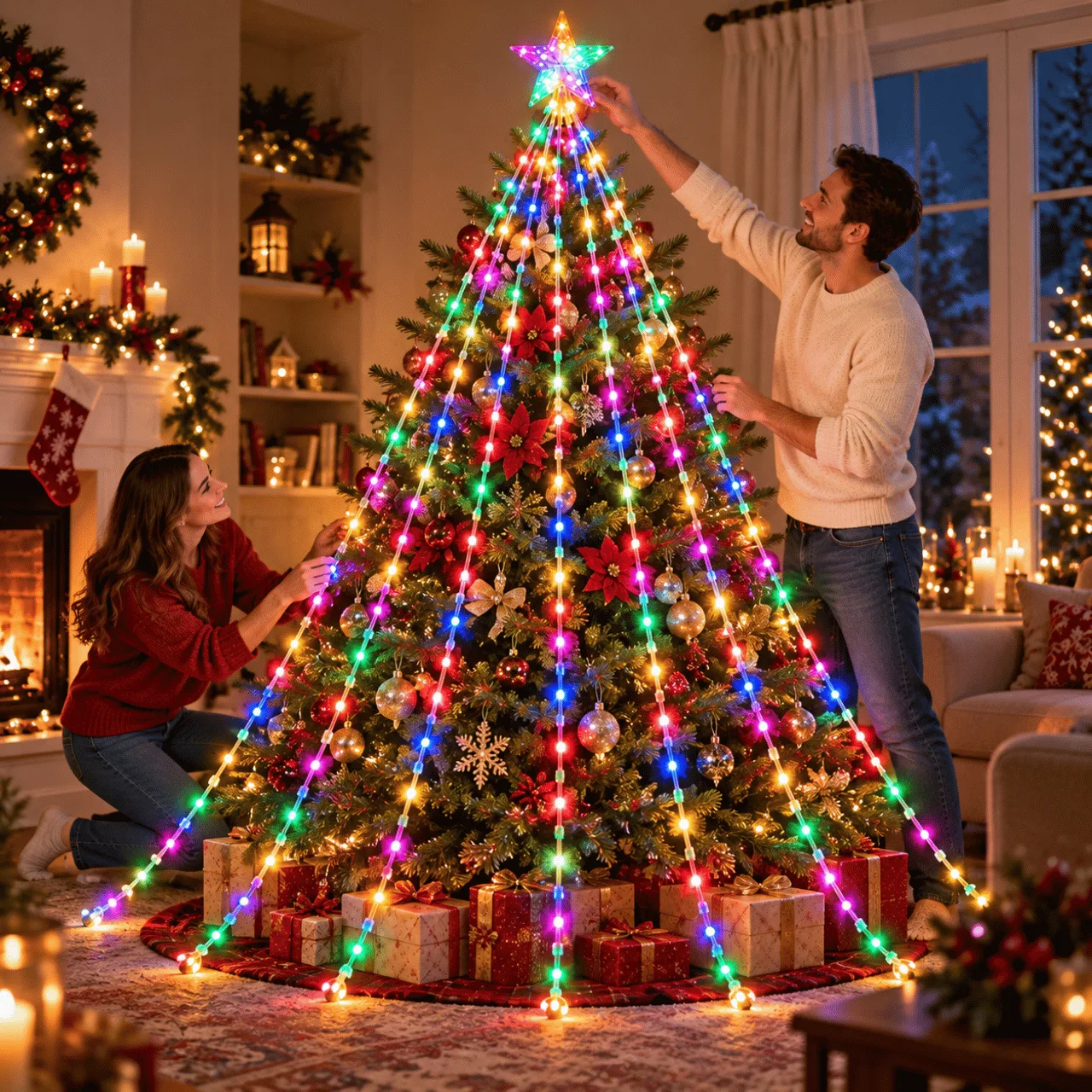 Luci festive a forma di stella, Starsy - Image 4