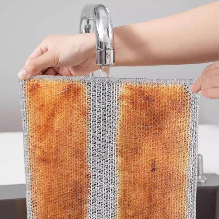 SteelCloths, panni robusti per pulire macchie ostinate (4 pezzi) - Image 8