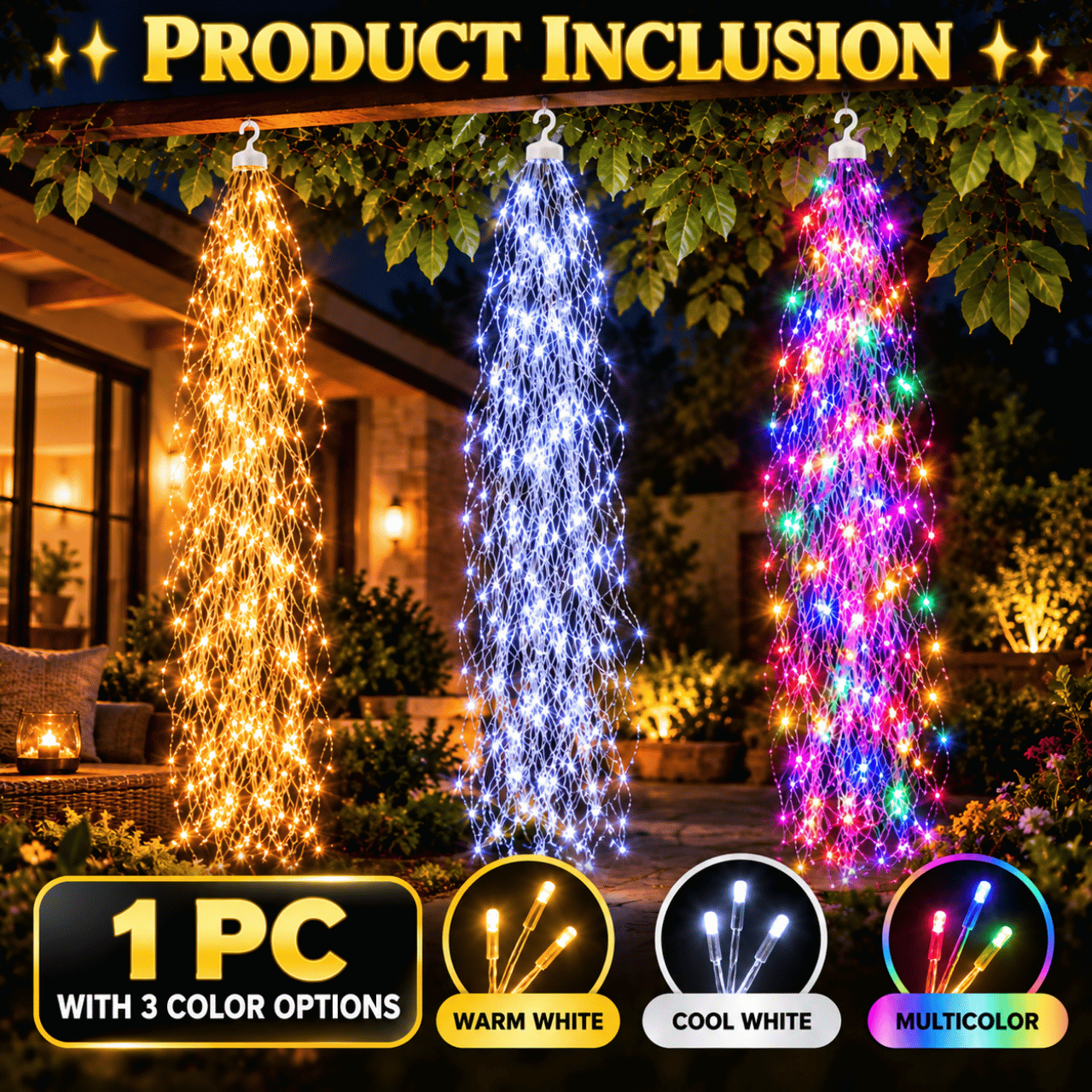 Luci festive a cascata, StringLeds - Image 8