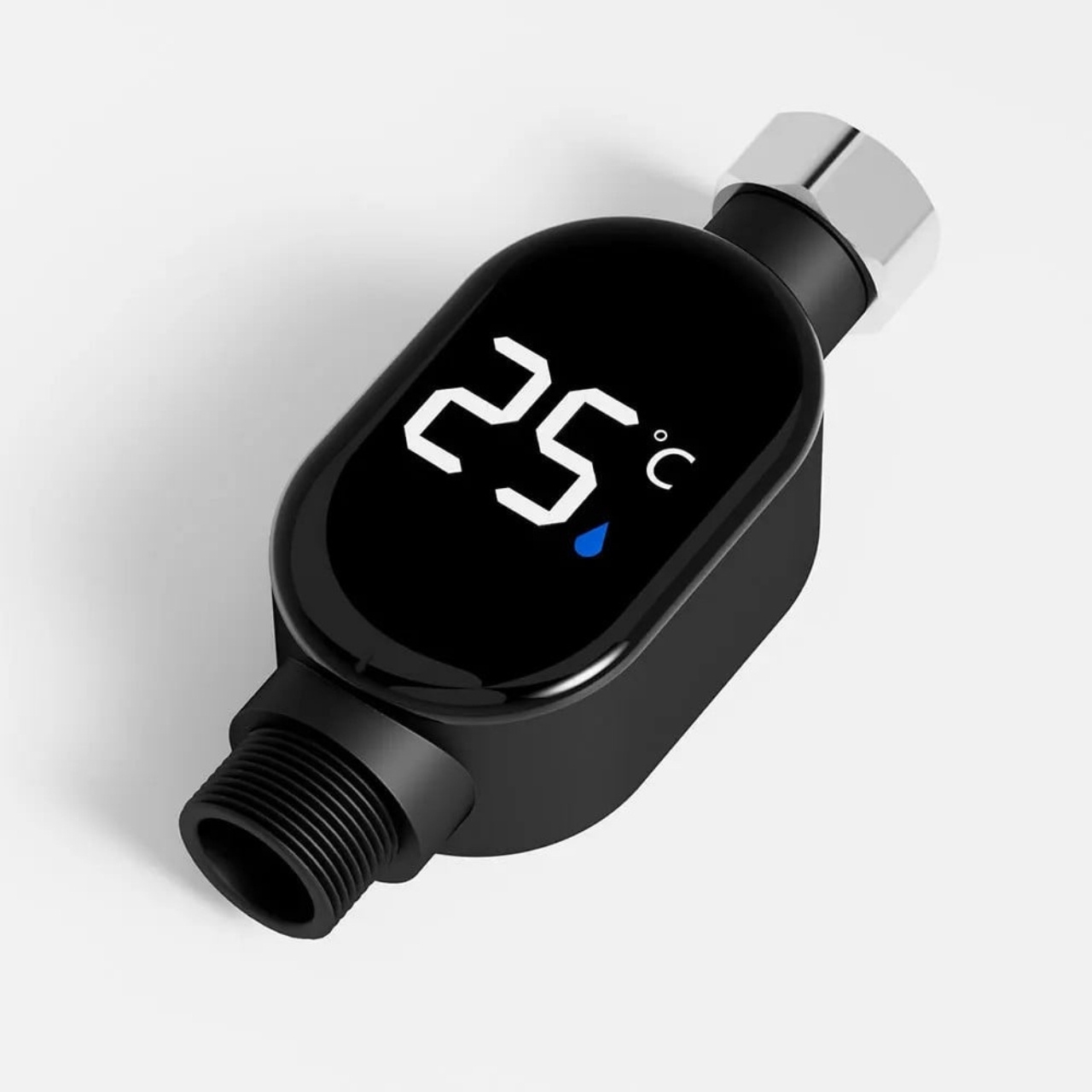 ThermFlow, il termometro intelligente a LED per la doccia