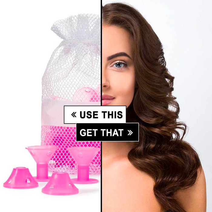 TopCurls, bigodini in silicone per ricci perfetti e duraturi (20 pz.) - Image 5
