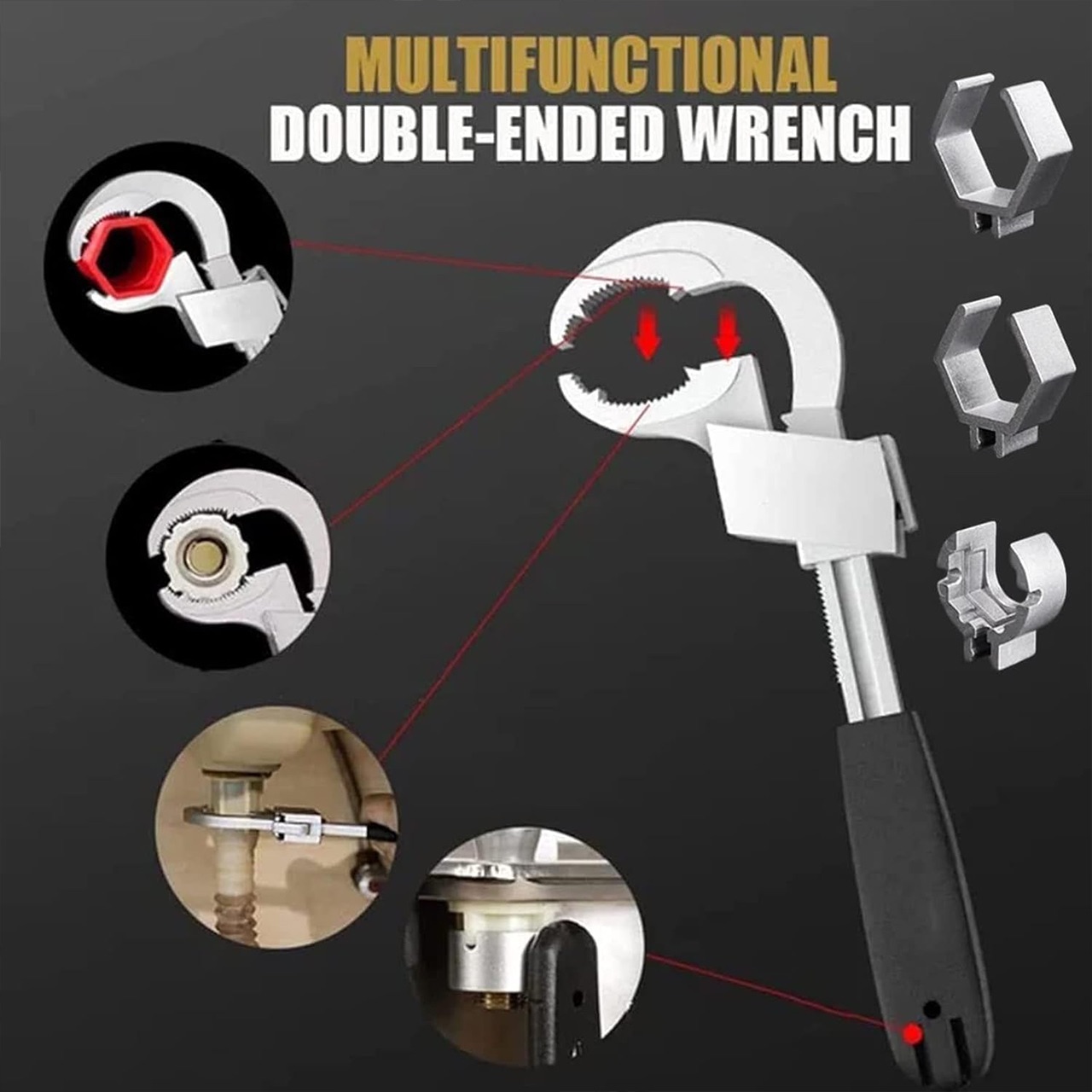 UniWrench, chiave regolabile universale a doppia testa - Image 3