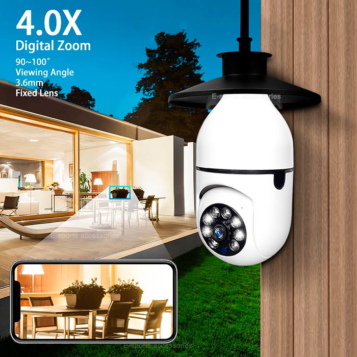 ViewCamera, telecamera di sicurezza a forma di lampadina - Image 4