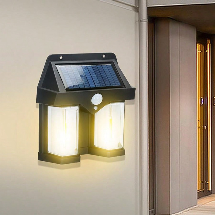 Funzionamento automatico e alimentato a energia solare.